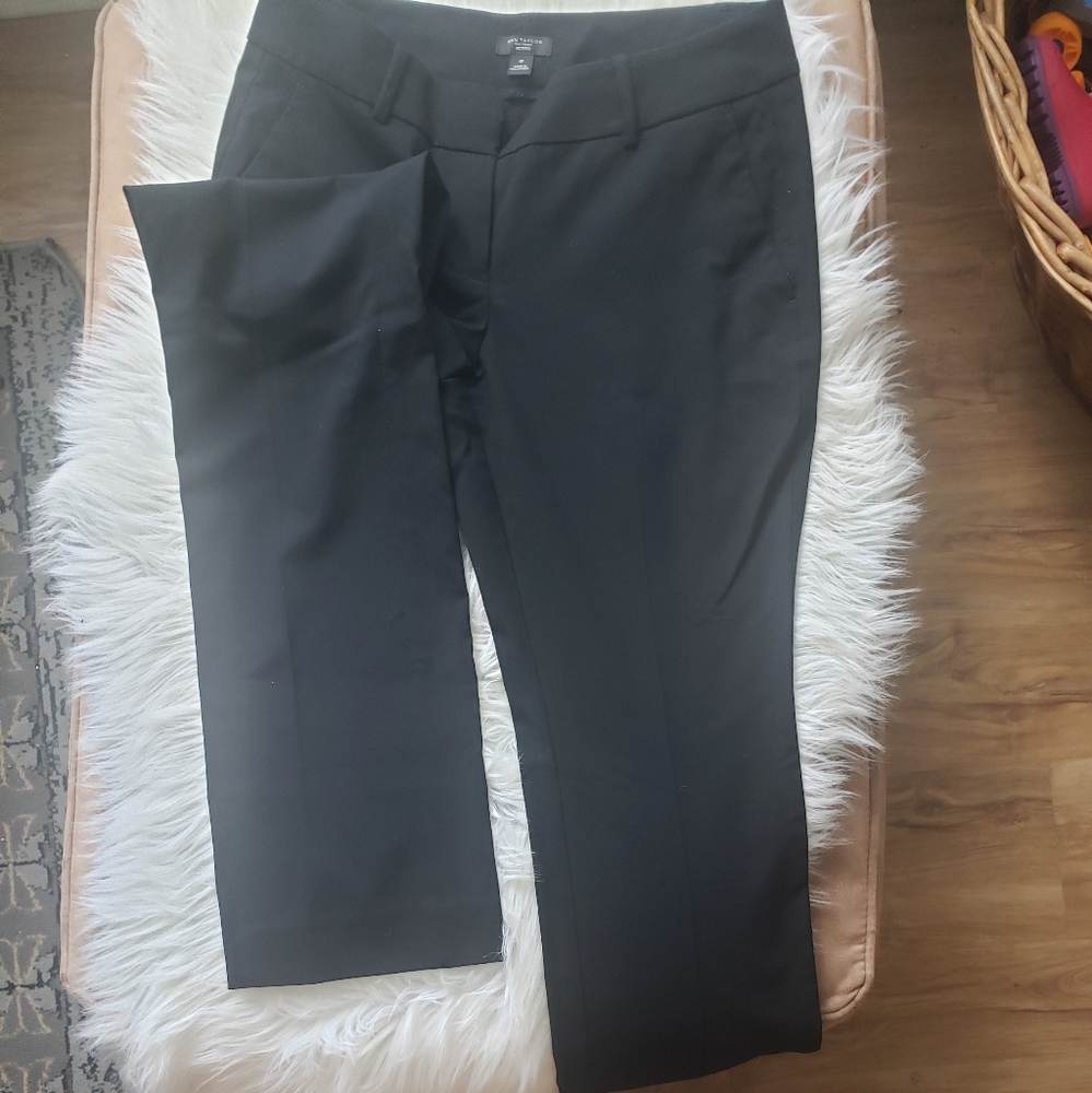 Ann Taylor Black Slack Trousers